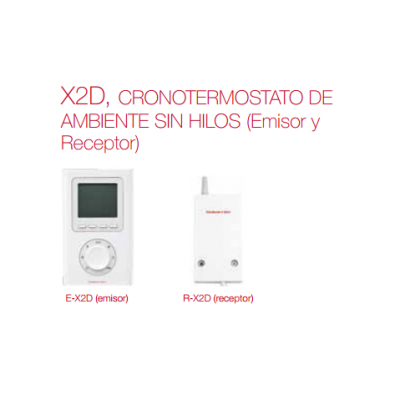 X2D Cronotermostato de ambiente sin hilos. ( Emisores y receptores) de Elnur Gabarrón