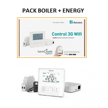 BOILER + ENERGY- Kit DUCASA para control wifi de calefacción a gas ( Calderas )