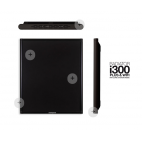 i300 Plus Wifi negro. Emisor térmico Newatt de bajo consumo 300 - 600 w