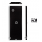 i400 negro. Emisor térmico Newatt de bajo consumo 400 - 800 w