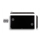 i500 negro. Emisor térmico Newatt de bajo consumo 500 -1100w 