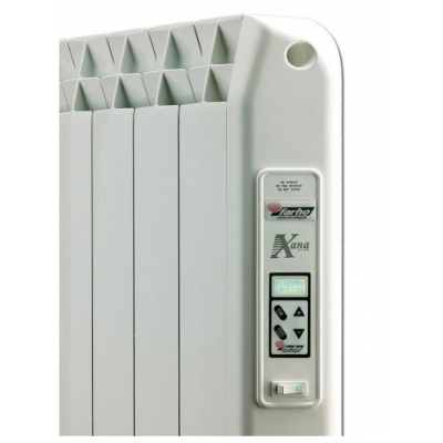 ROINTE SRN0770RAD2  Emisor térmico eléctrico digital SYGMA impar 770W 7  elementos blanco de bajo consumo
