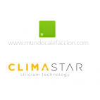 500w.cuadrado toallero Climastar Sillicium Touch barras acero inox