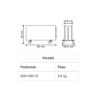 Optimus. Estufa portatil Climastar