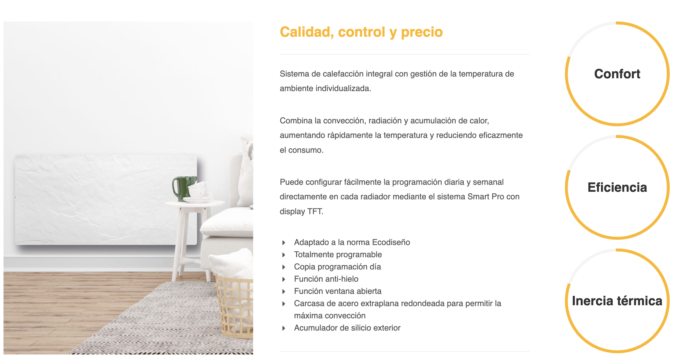 Radiador eléctrico CLIMASTAR SMART PRO