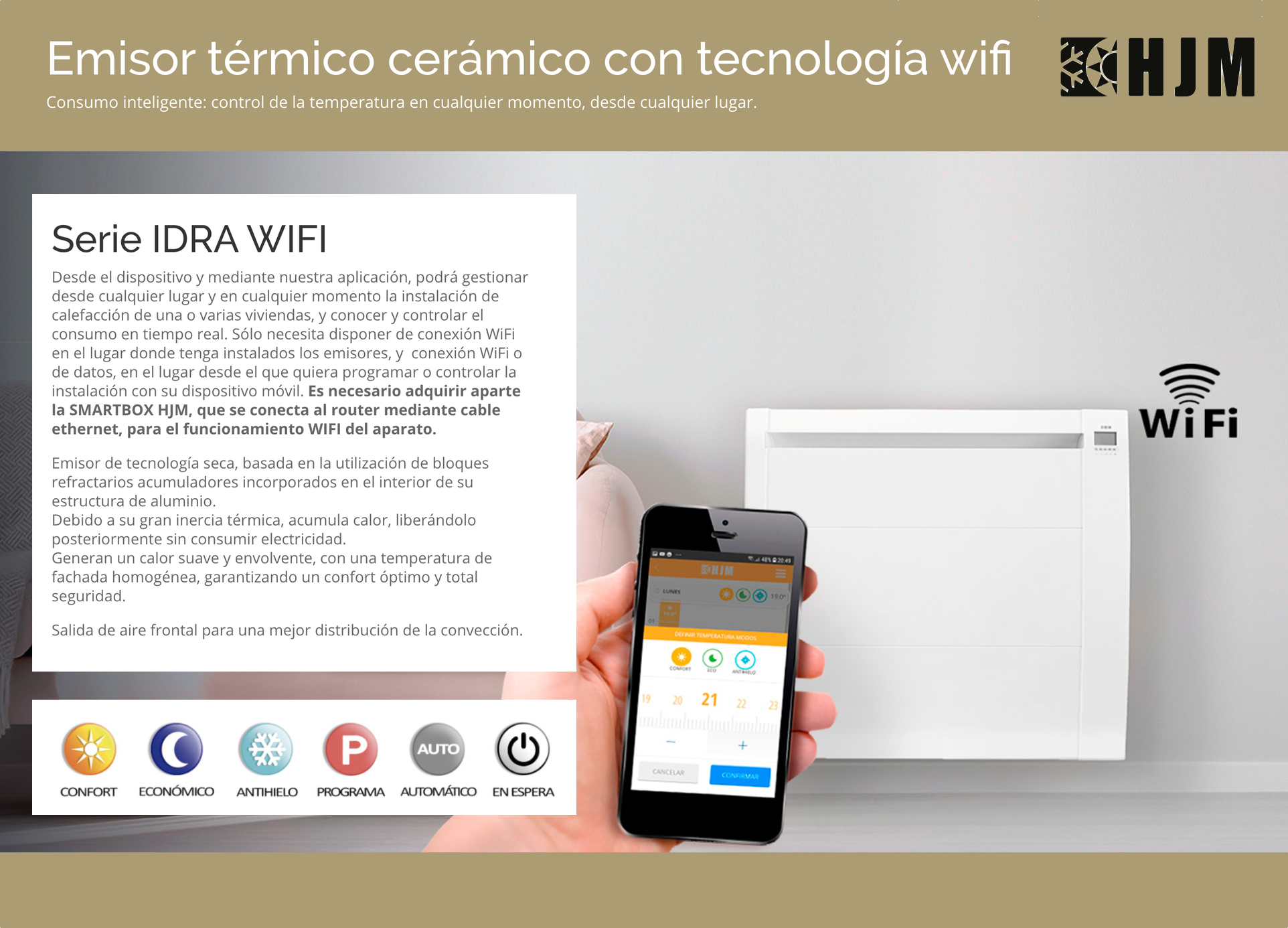 Catálogo de emisores térmicos con CONTROL WIFI - Mundo calefacción