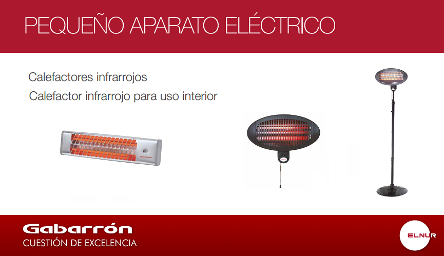 Calefactor infrarrojo Gabarron IC